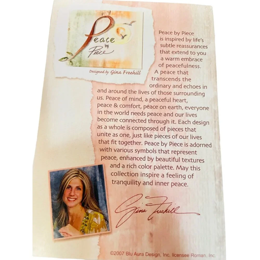 Peace By Piece 4x6 Picture Frame By Gina Freehill For Roman Inc. - Inspirational